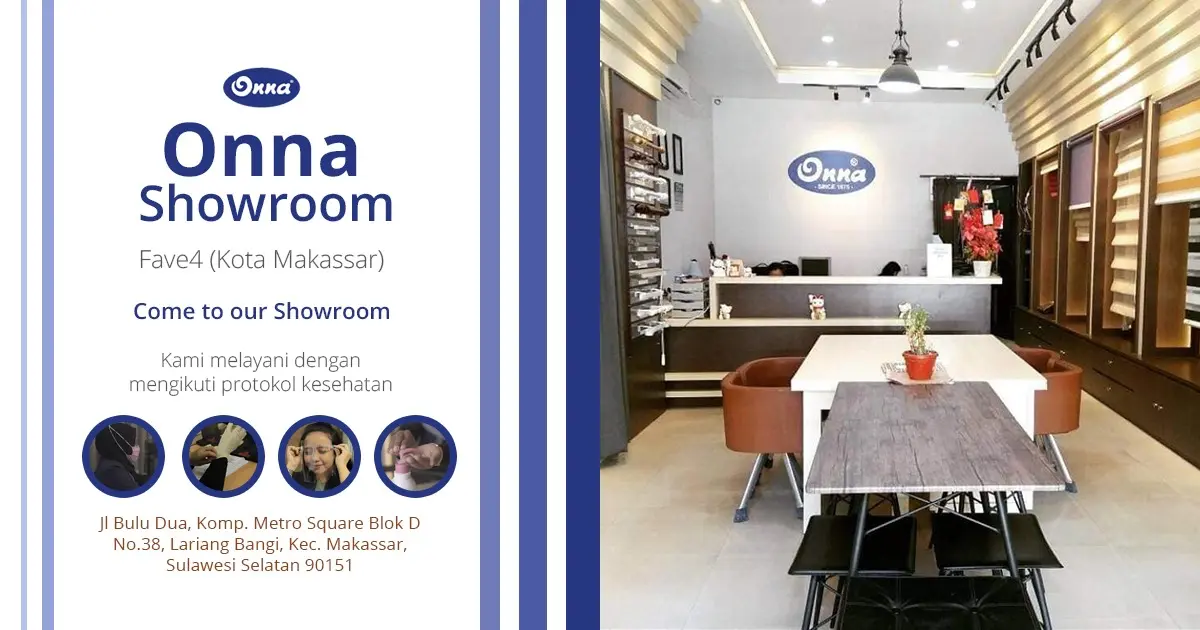 Onna Fave4 Makassar Hadirkan Window Blinds Kebutuhan Hunian