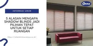 5 Alasan Mengapa Shadow Blinds Jadi Pilihan Tepat untuk Setiap Ruangan