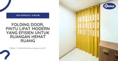 Folding Door, Pintu Lipat Modern yang Efisien untuk Ruangan Hemat Ruang