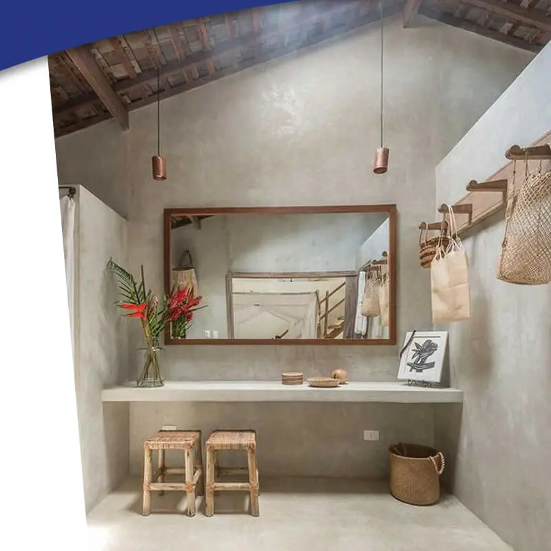 2. Menggunakan warna alam 