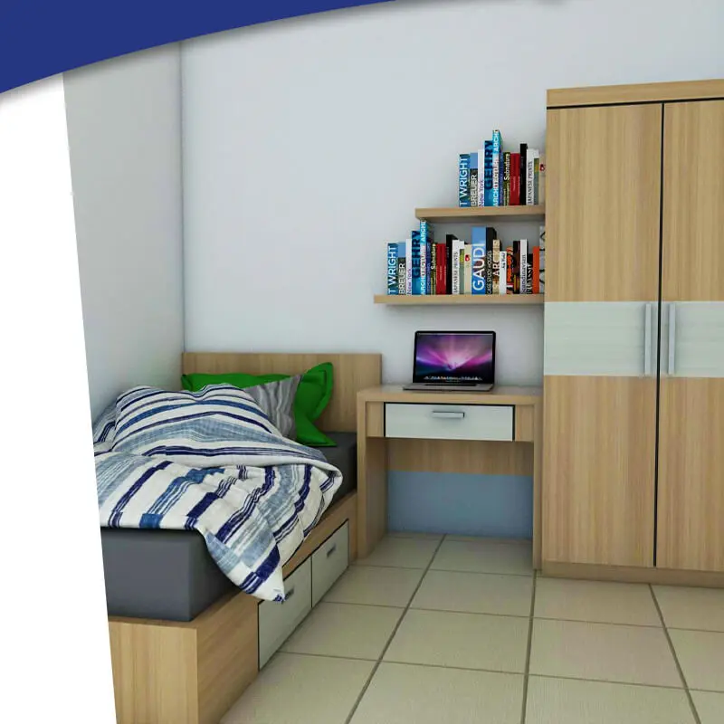 3. Pilihlah furnitur yang sesuai dengan ruangan